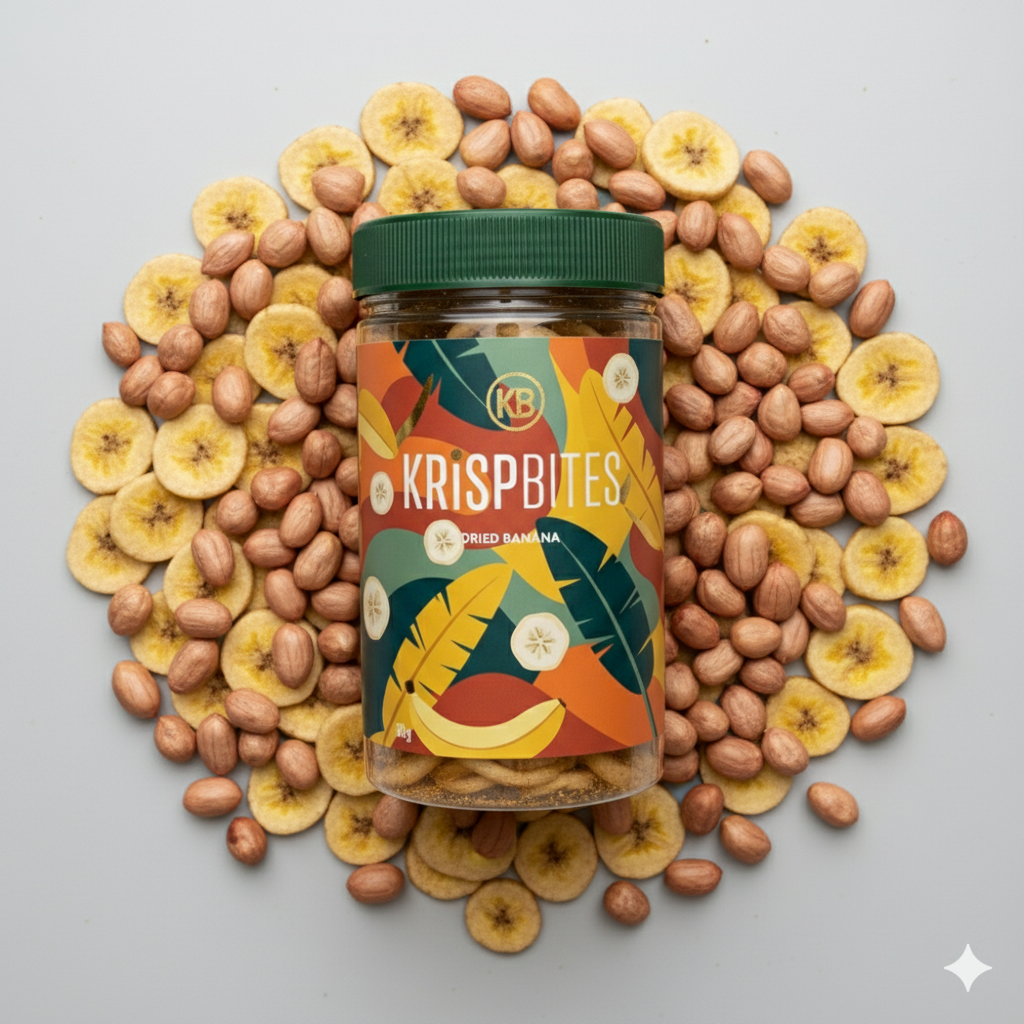 Dried banana & nuts